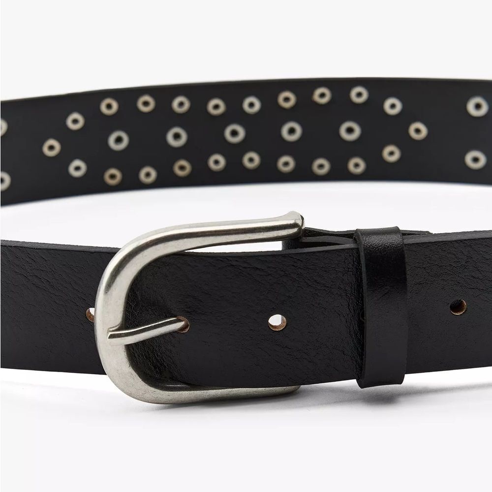 ZARA ANIMAL PRINT LEATHER BELT - Picture 4 of 4